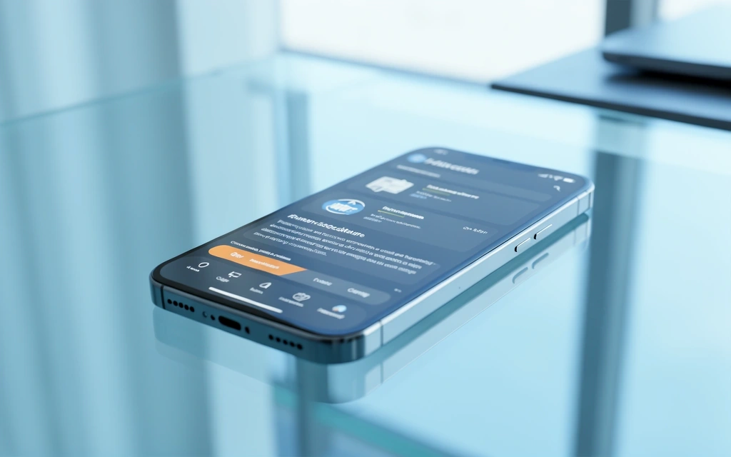 Urządzenie iOS gotowe do konfiguracji